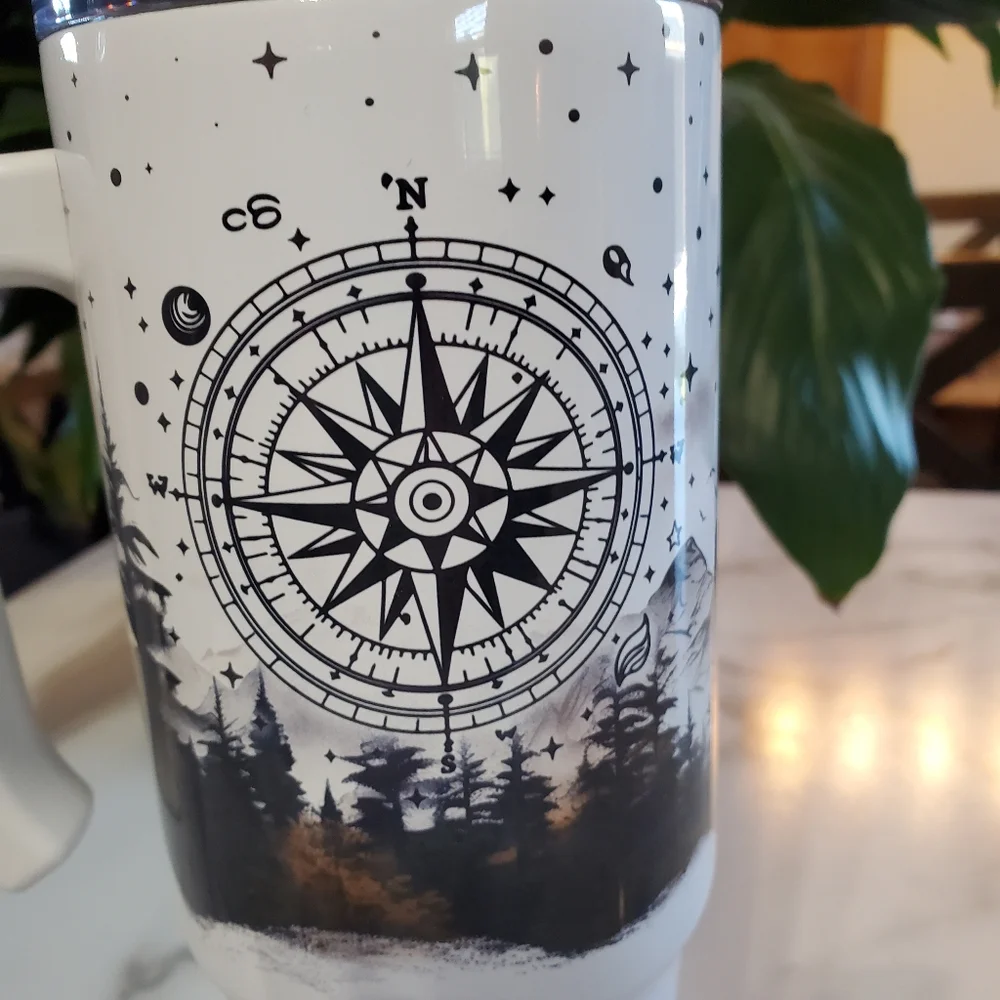 Not All Who Wander Are Lost 40oz Traveler Tumbler 💜sale